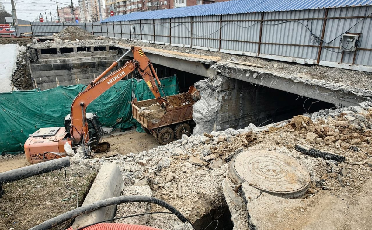 Орловский путепровод готов на 40-50%: подрядчик рассказал о ходе реконструкции