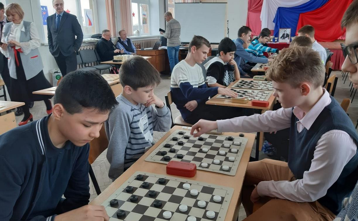 В Узловой прошли областные соревнования по русским шашкам 