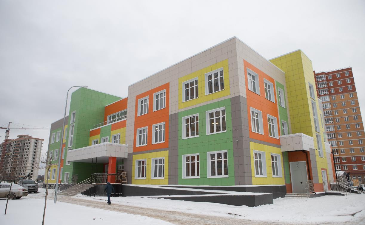 В Юго-Восточном микрорайоне Тулы завершается строительство детского сада