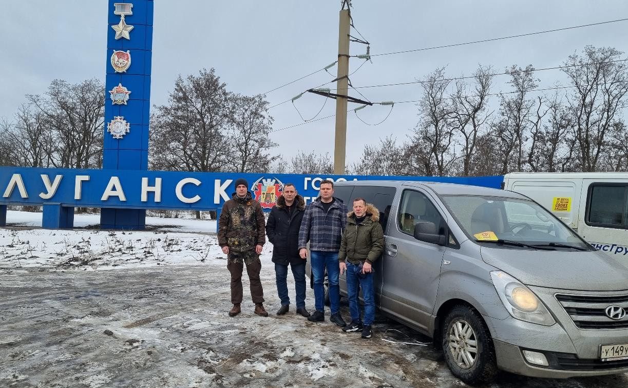 Туляки доставили гуманитарный груз в луганский госпиталь