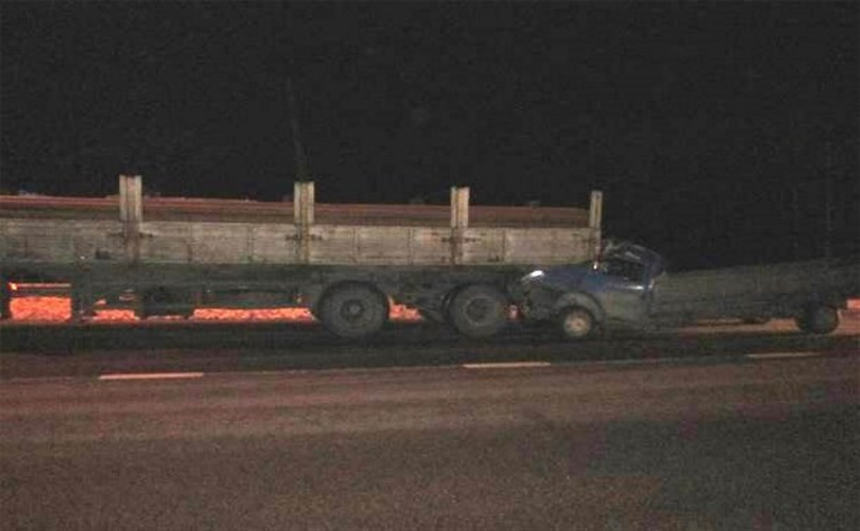 На трассе «Дон» столкнулись два грузовых автомобиля