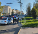 На ул. Октябрьской мотоциклист упал, пытаясь уехать от ДПС