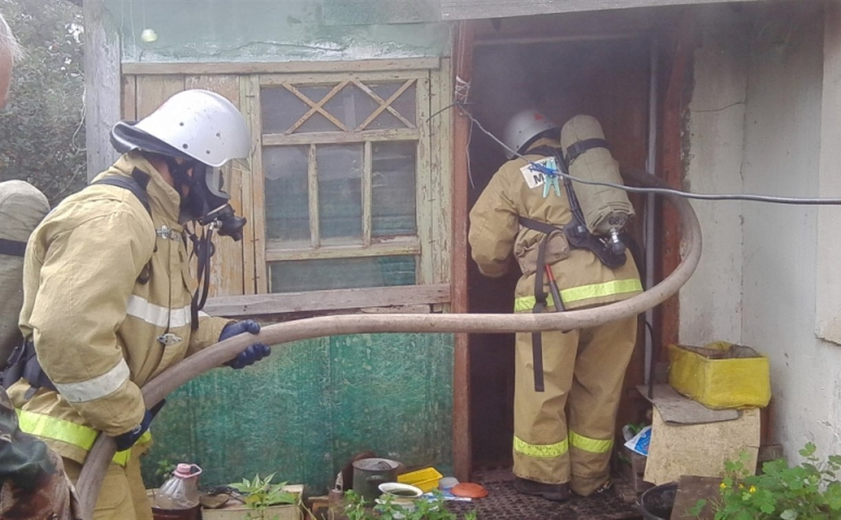 В Богородицке курильщик чуть не спалил частный дом