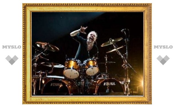 Барабанщик Metallica выставит на аукцион урок игры на ударных