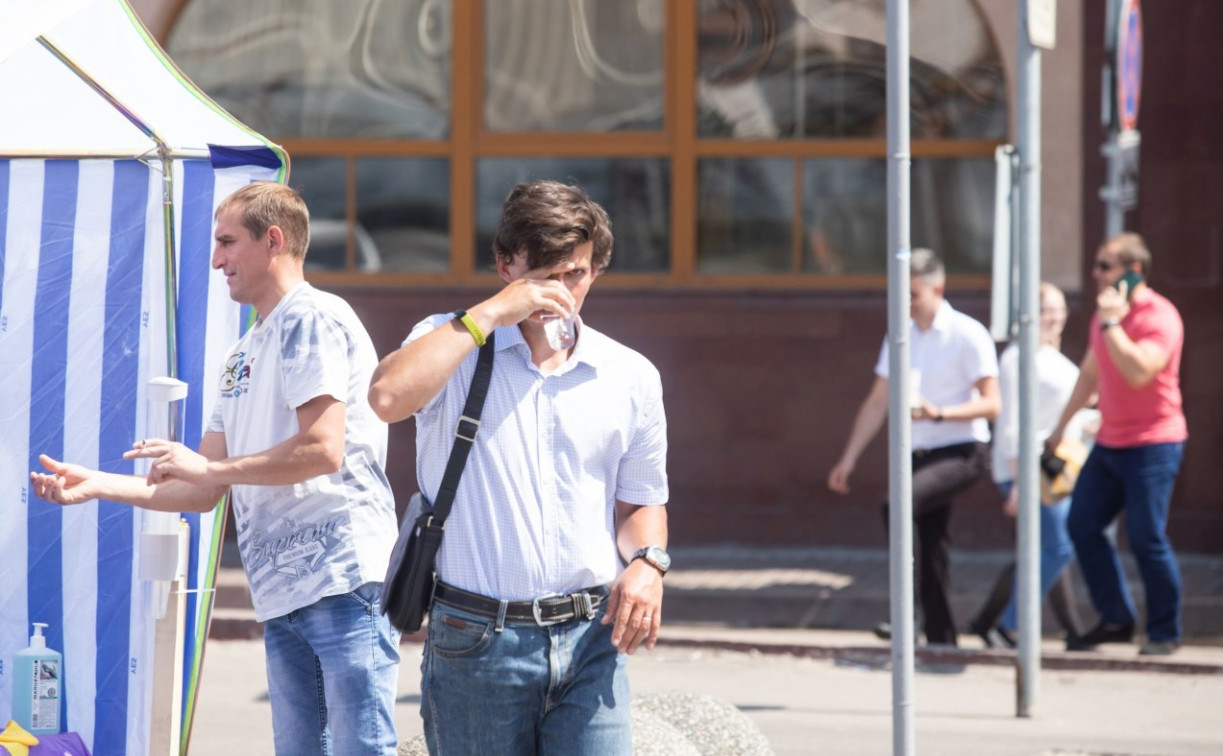 В Туле из-за жары организована бесплатная раздача питьевой воды