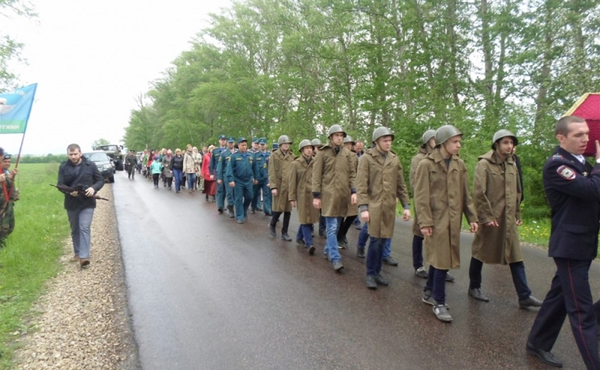 В Узловой захоронили останки героя Великой Отечественной войны Николая Борисова 