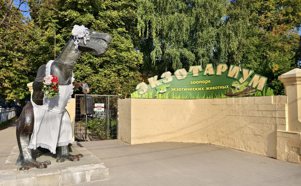 Тульскую Тёщу нарядили в школьную форму