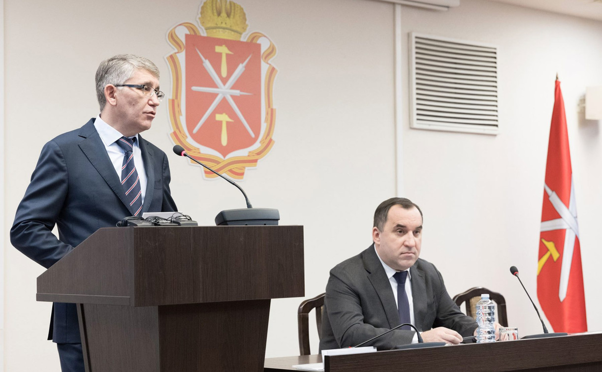 Дмитрий Миляев посетил заключительное в 2025 году заседание Тульской областной Думы