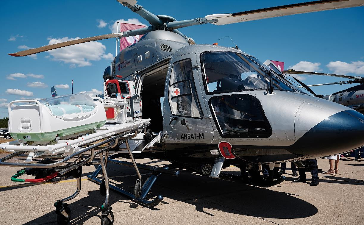 Ростех передал вертолет «Ансат» для тульской санавиации