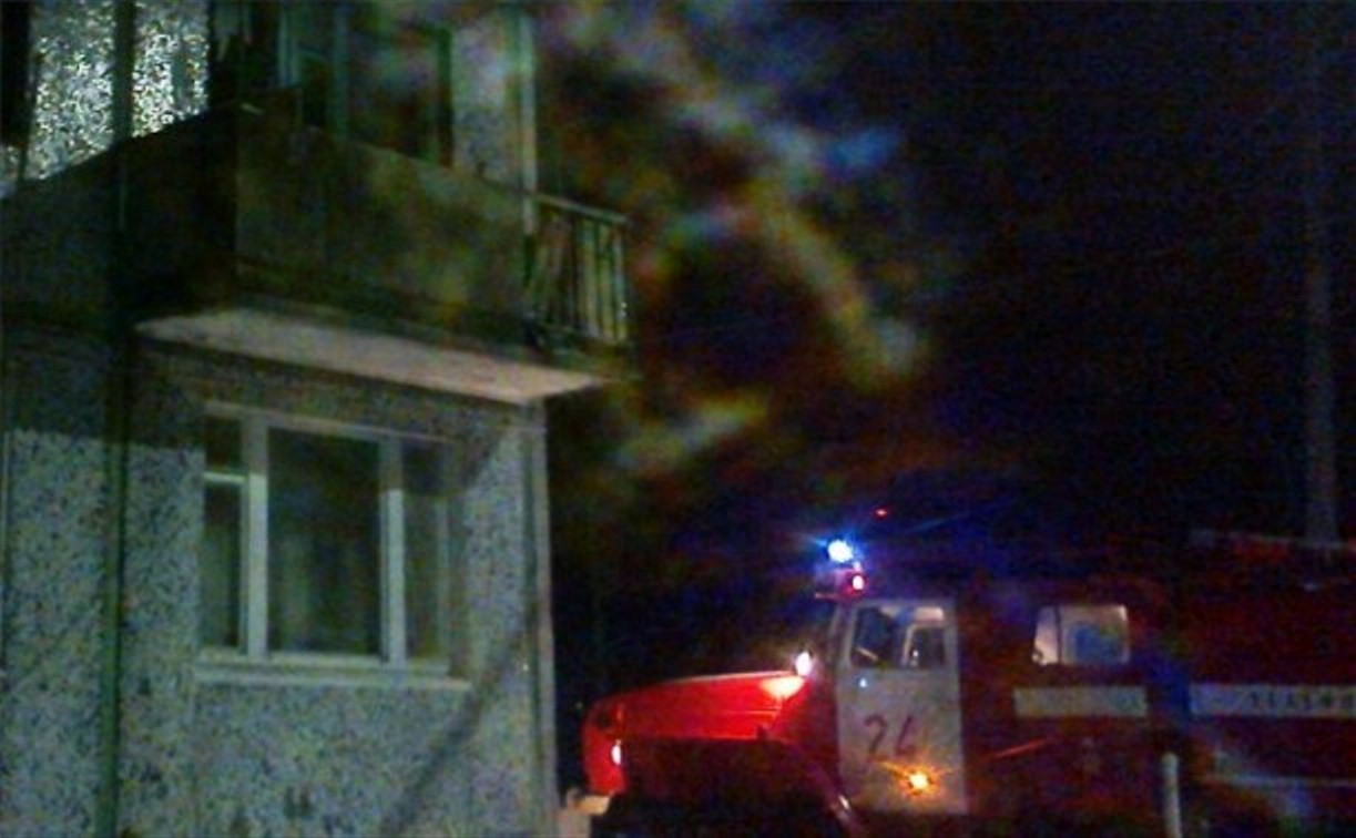 На пожаре в Плавском районе погиб мужчина