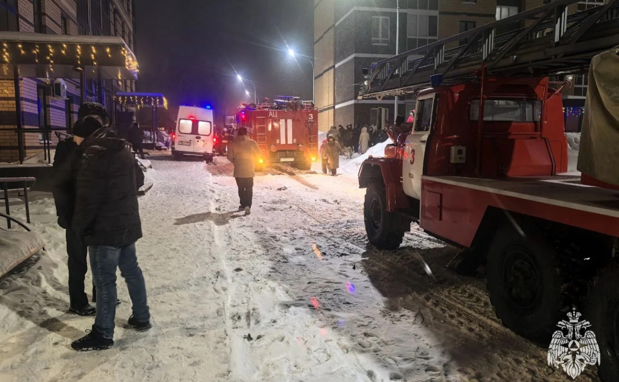 При пожаре в пос. Молодёжный погибли мужчина и женщина