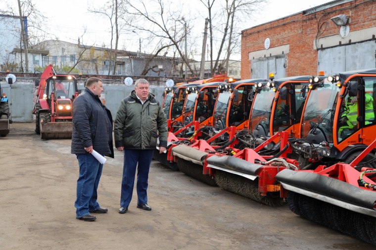 Тульская коммунальная техника готова к зиме