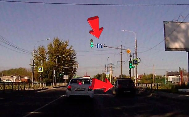 На Одоевском шоссе водитель «не заметил» дорожный знак