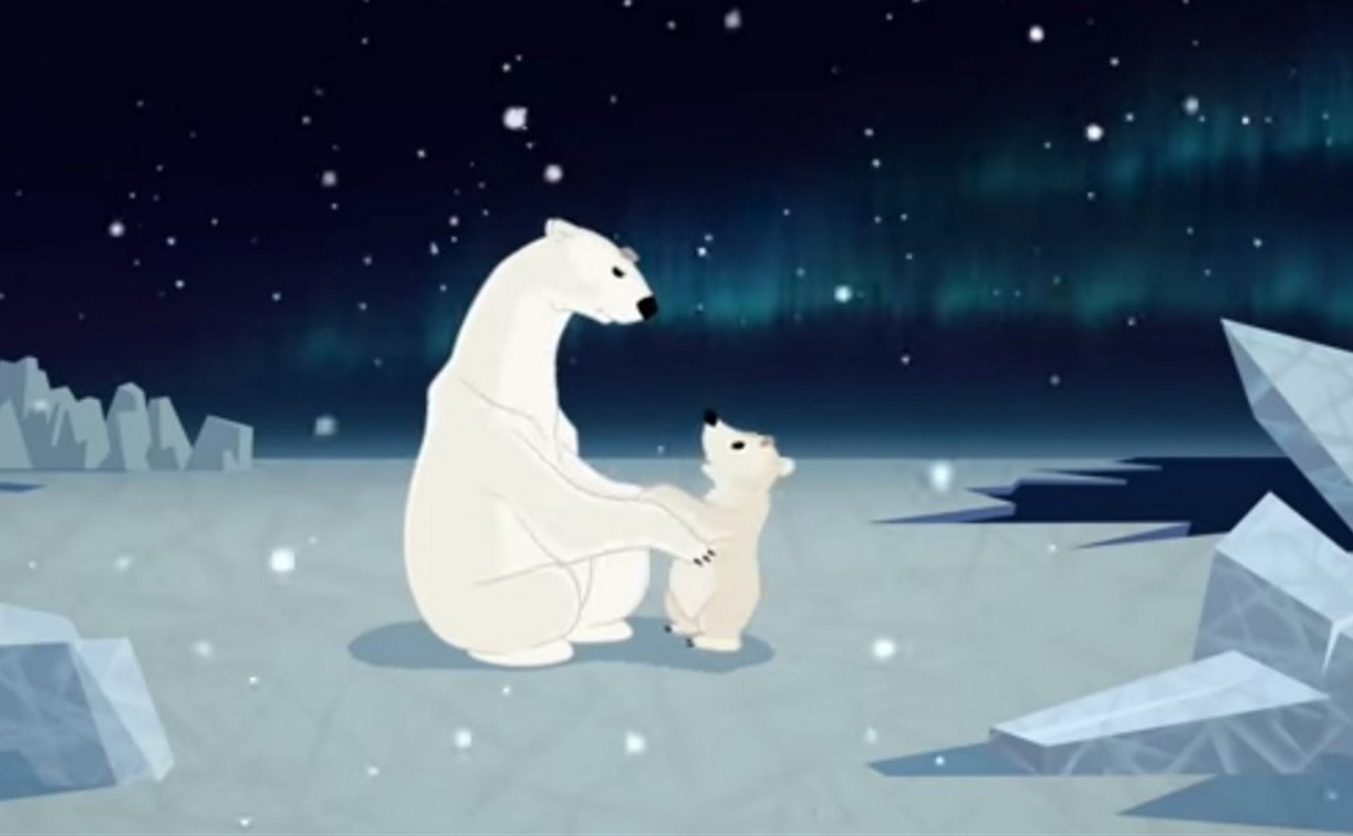 Вышла в свет новая серия легендарного мультика про медвежонка Умку: видео