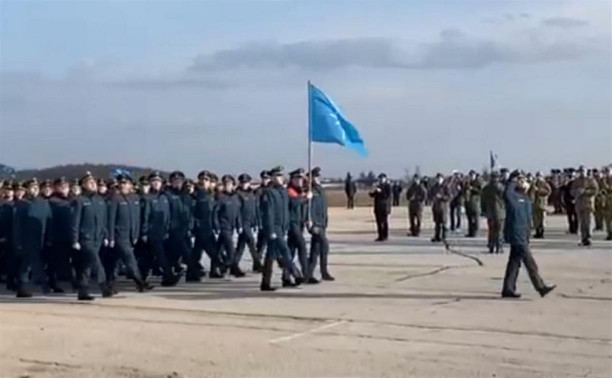 В Туле приступили к репетиции Парада Победы: видео