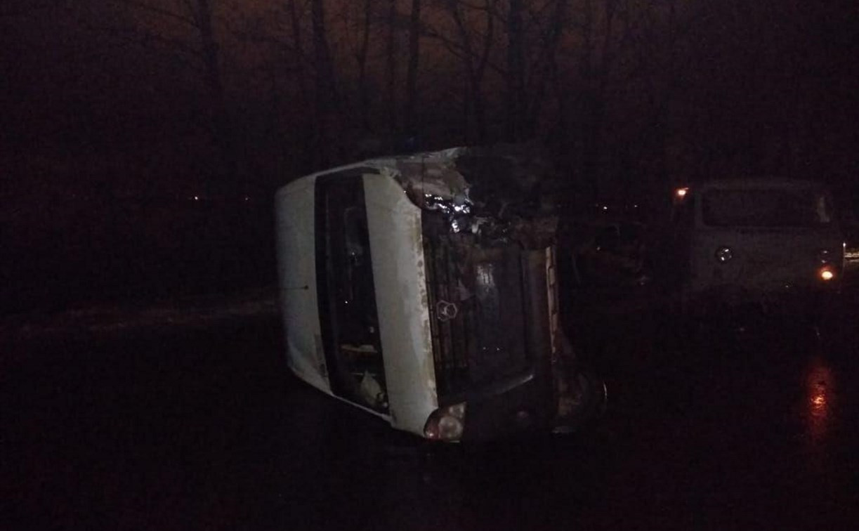 В Тульской области в двойном ДТП с рейсовым автобусом погиб мужчина