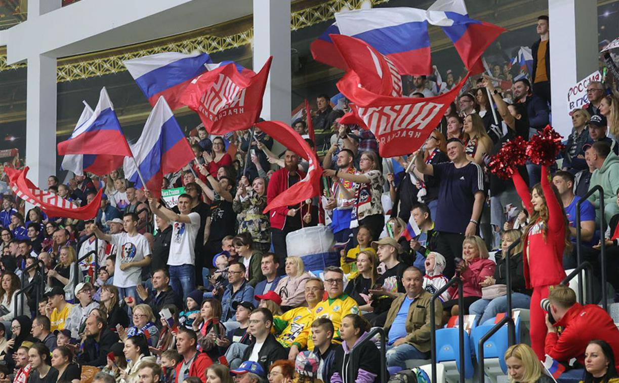 Тула во второй раз принимает сборные России и Белоруссии по хоккею