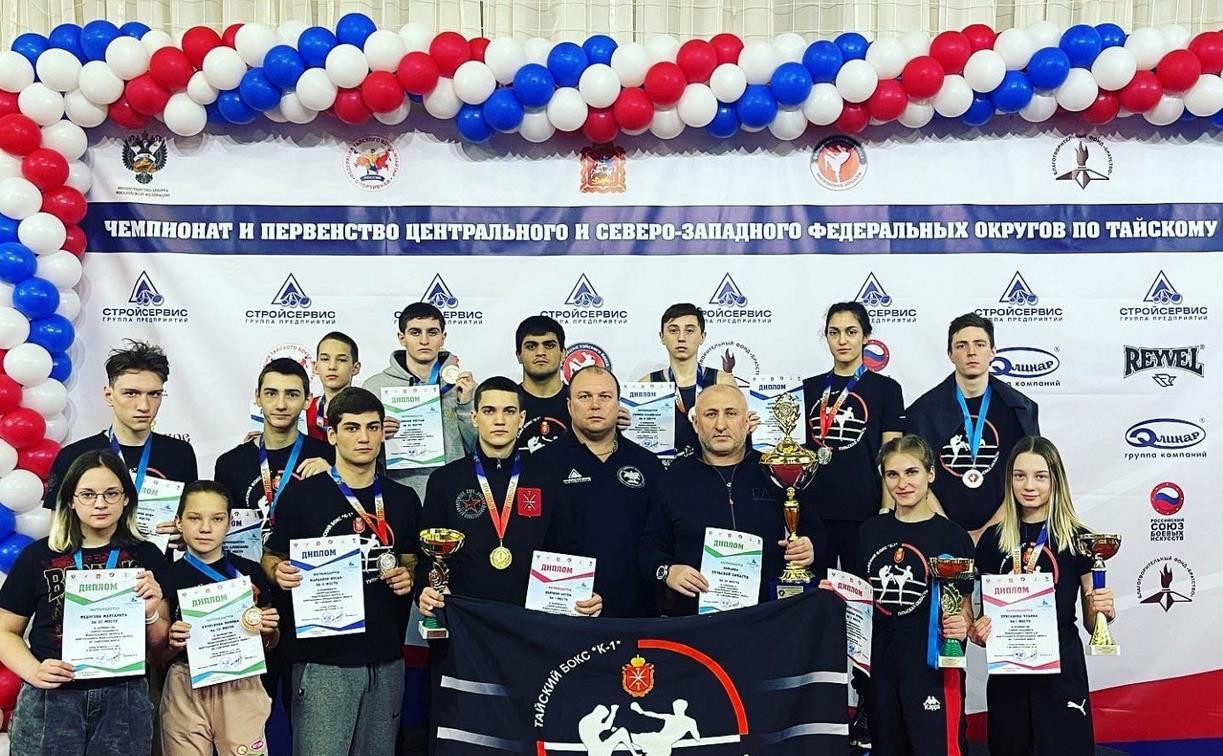 Тульские тайбоксеры успешно выступили на турнире в Подмосковье