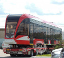 Новый трамвай «Львенок» заметили в Туле возле депо