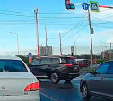 На Восточном обводе встретили странного водителя