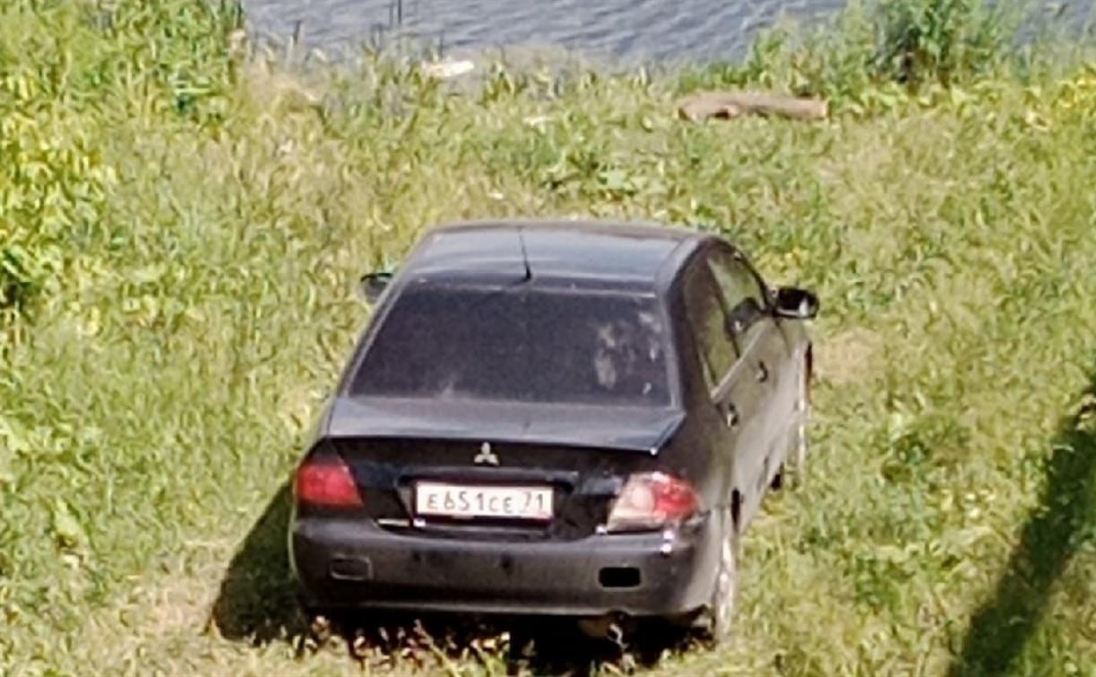 Автомобиль на берегу: под Пролетарским мостом в Упе утонули двое молодых мужчин 