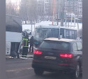 В Туле в Зареченском районе столкнулись три автобуса 