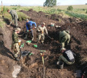 В Тепло-Огаревском районе поисковики обнаружили останки 31 красноармейца