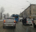 В Туле на пересечении улиц Болдина и Мира произошло ДТП