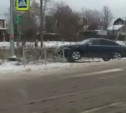 В Киреевском районе автомобиль «Ауди» протаранил ограждение