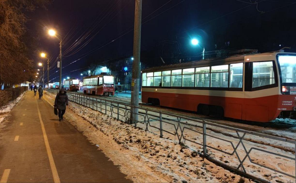 10 декабря в Туле на ул. Плеханова ограничат движение трамваев