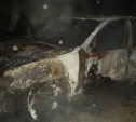 Ночью в Щекинском районе сгорели два BMW