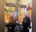 Знаменитую копию Годеновского креста выставили в храме Ефремова