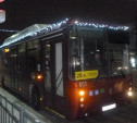 Тульский муниципальный транспорт украсили к Новому году