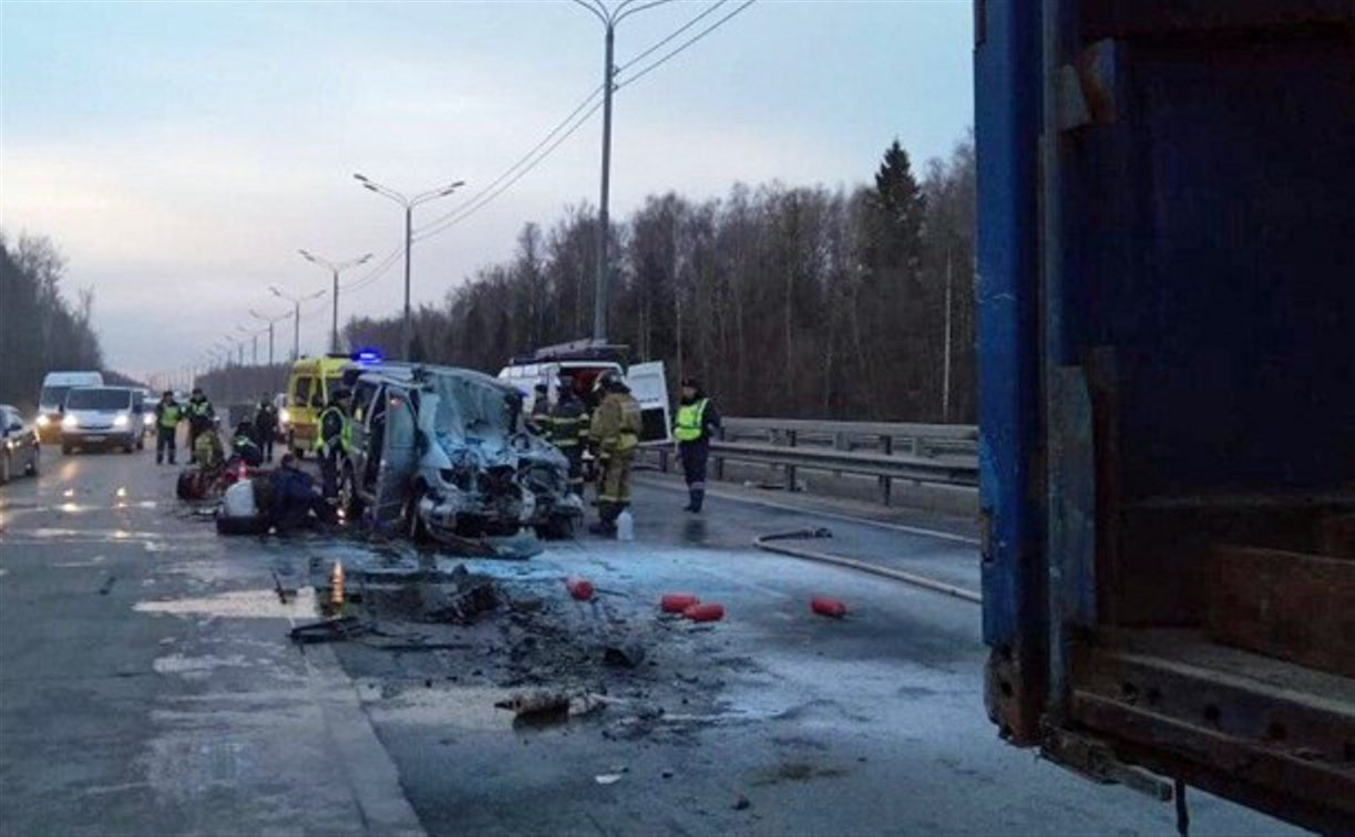 Число жертв ДТП в Московской области с тульским автобусом увеличилось до семи человек
