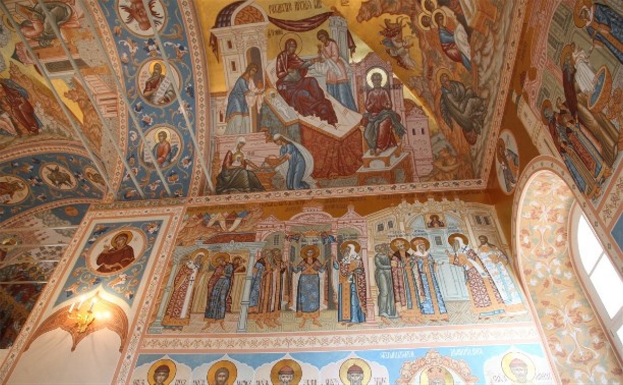 8 сентября началось золочение иконостаса храма Димитрия Донского в Тульском кремле