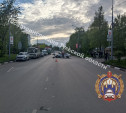 В Новомосковске Volkswagen при развороте снес мужчину на мопеде