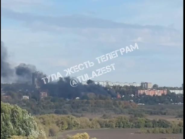 В Туле загорелась дача на улице Приупской