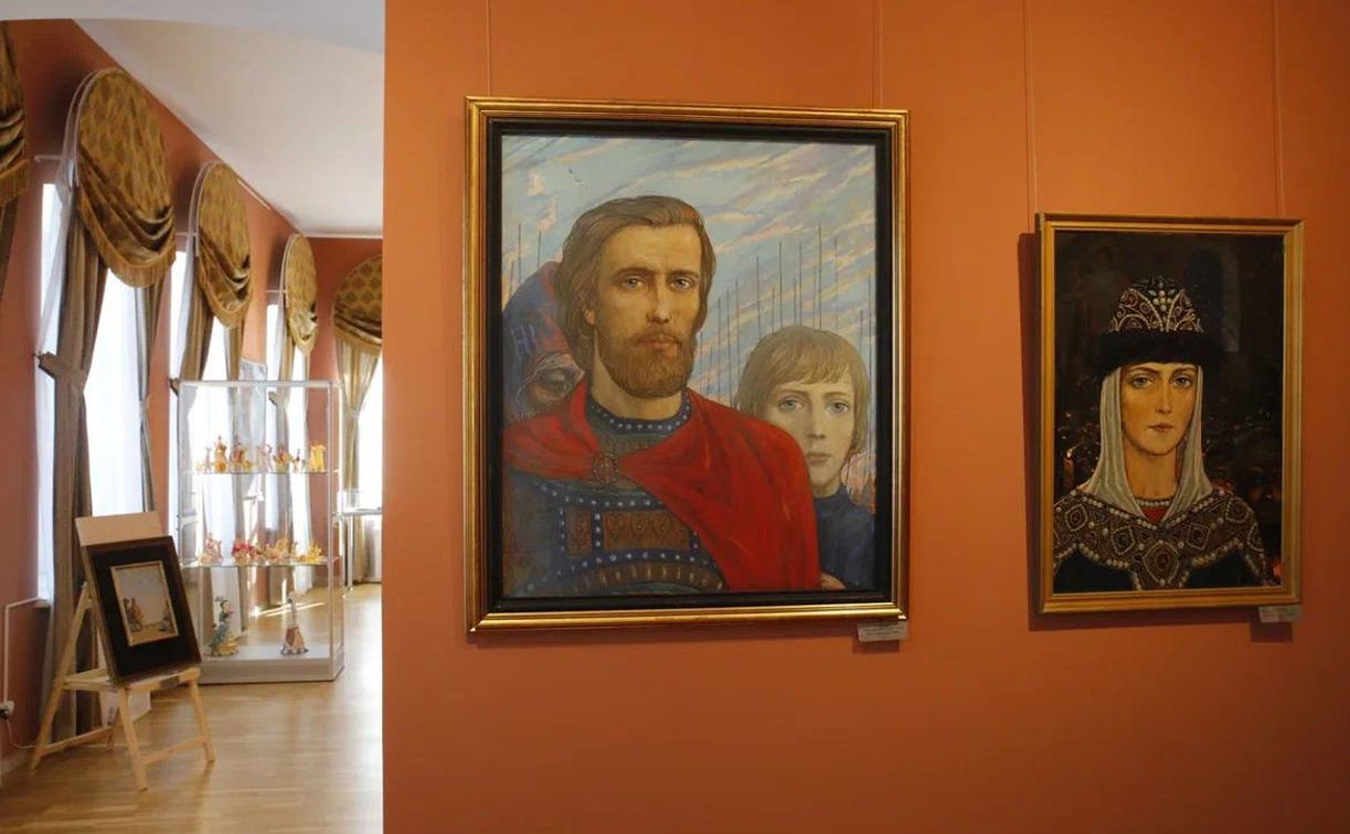 Выставка Ильи Глазунова «Поле Куликово» открылась в Крапивне