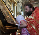 Во Всехсвятском соборе верующие встретили ковчег с мощами святого князя Владимира