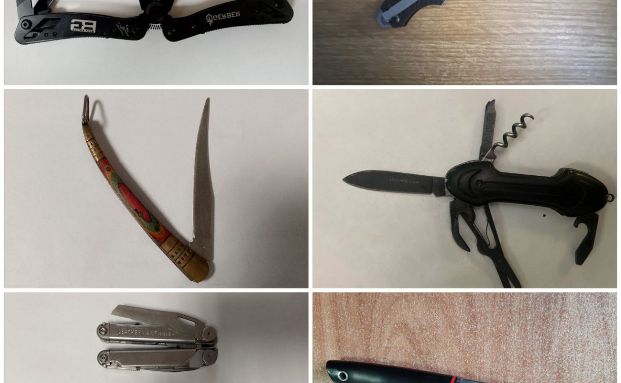 С начала февраля туляки четырежды пытались пронести холодное оружие в здания судов