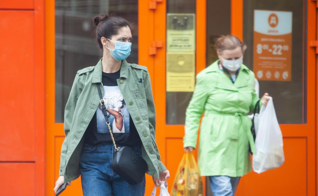 За неделю в Тульской области спрос на маски и антисептики вырос почти на 200%