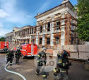 Пожар в ДКЖ: повреждена кровля на площади 100 квадратных метров
