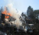 Дом в Ленинском районе тушили пять пожарных расчётов
