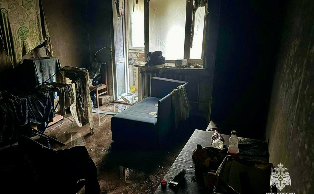 В Алексине при пожаре в квартире на улице Болотова спасли мужчину 