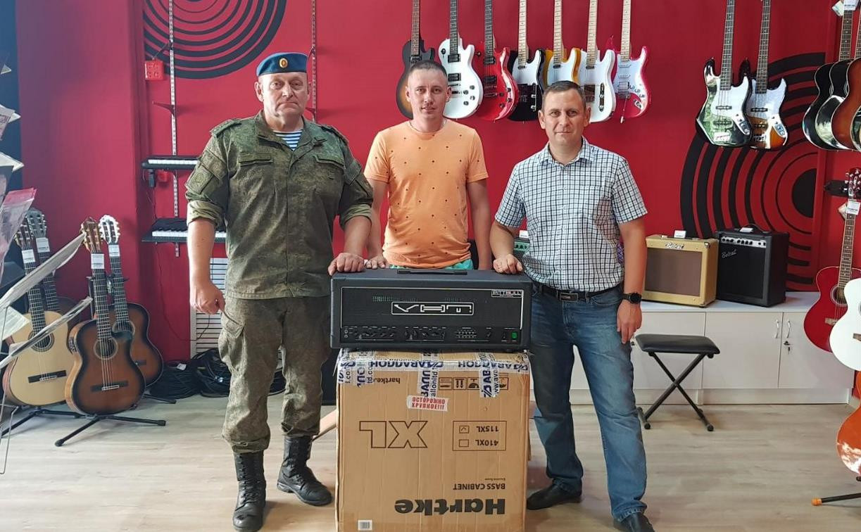Тульский ансамбль «Крылатая гвардия» получил оборудование для выступлений в зоне спецоперации