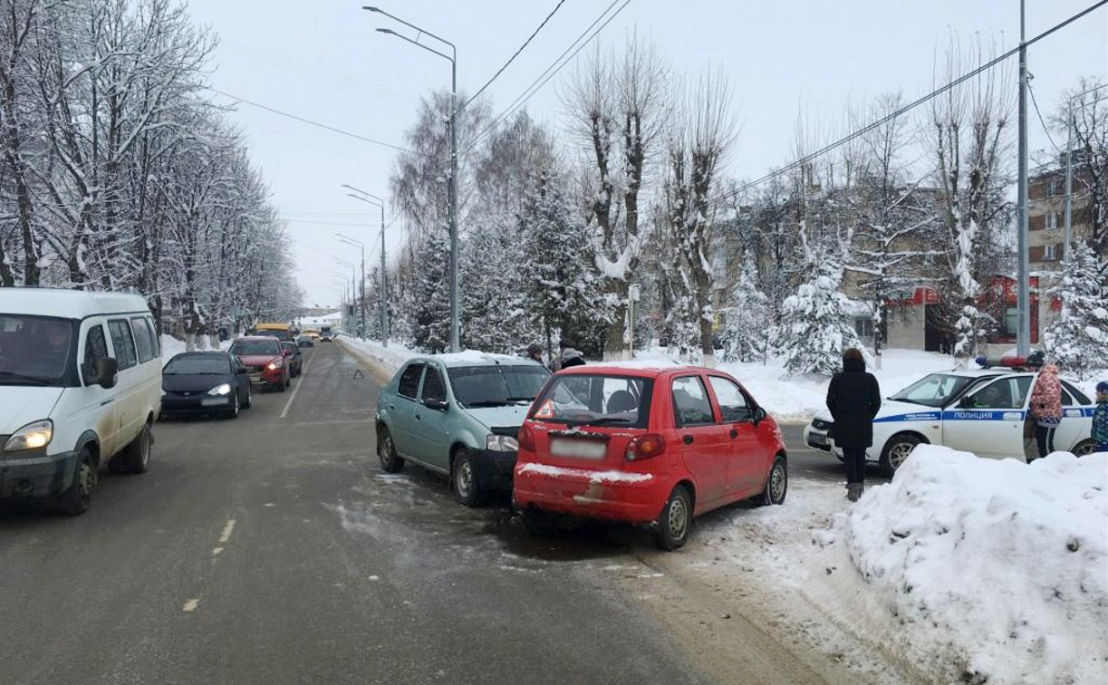 В Новомосковске столкнулись Daewoo и Renault