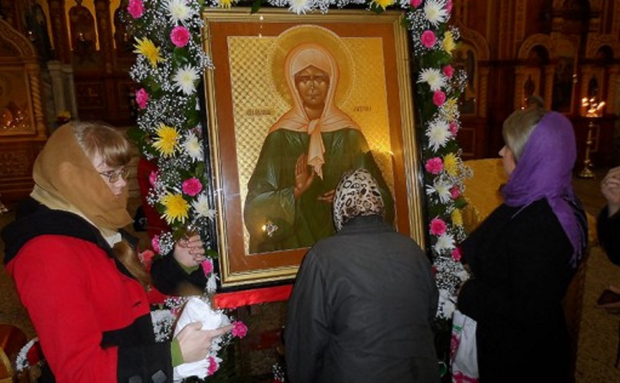 В Тульскую область привезут мощи святой Матроны Московской