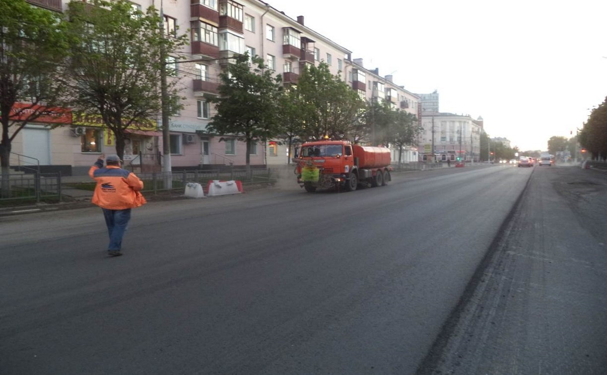 За прошлую неделю в Туле отремонтировали более 35 тысяч квадратных метров дорог