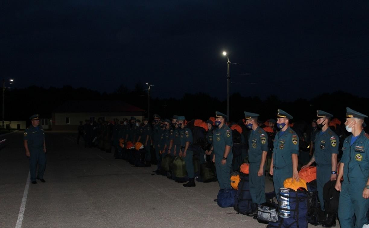 Тульские спасатели отправились тушить лесные пожары в Якутии