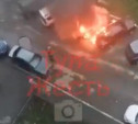 В Туле на ул. Марата сгорели две машины: полиция задержала 18-летнего поджигателя